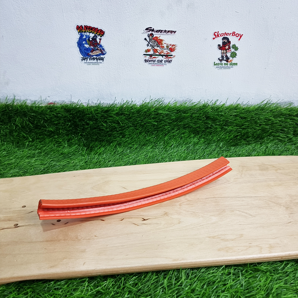 [0302][ลด50%] ขอบยางกันกระแทก แบบบาง แบบหนา เสริมแผ่นเหล็ก ยาวประมาณ 30cm