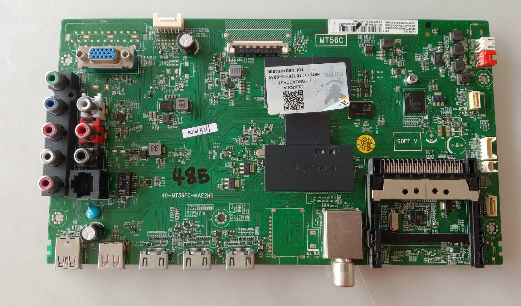 อันที่ 485 TCL 43S4800 ซีสเตร็ม 40-MT56FC-MAE2HG ดีเทสแล้ว