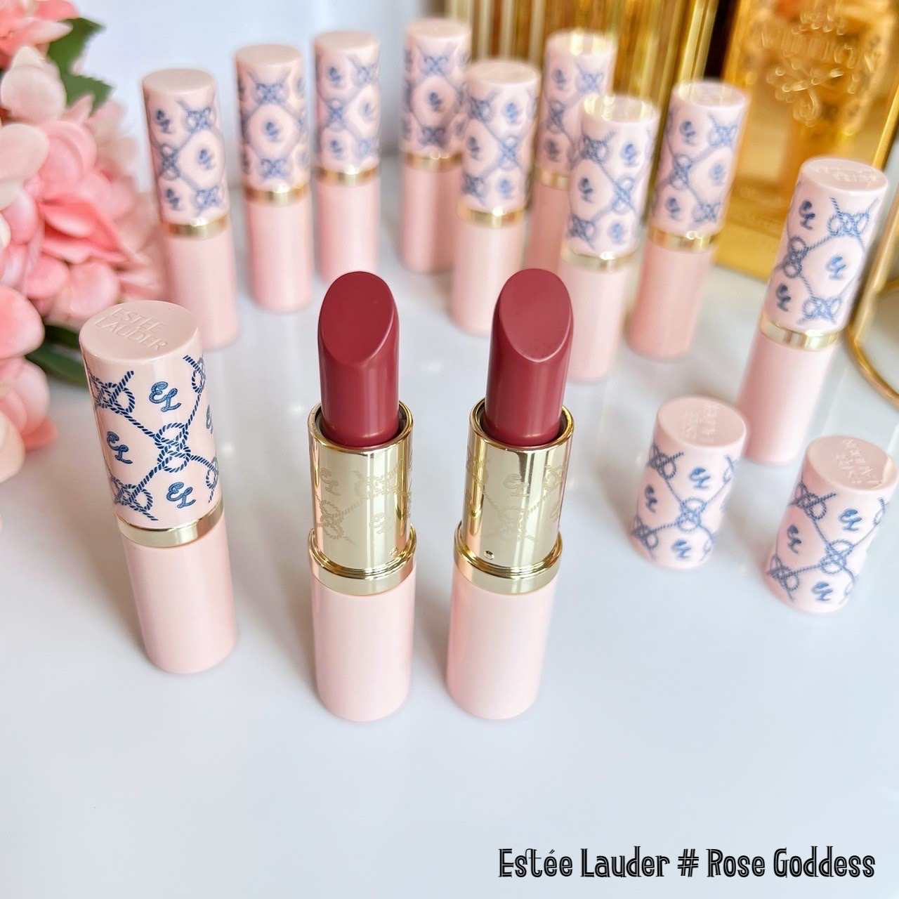ลิปสติก Estee Lauder Pure Color Lipstick 2.8g # Rose Goddess (No Box)