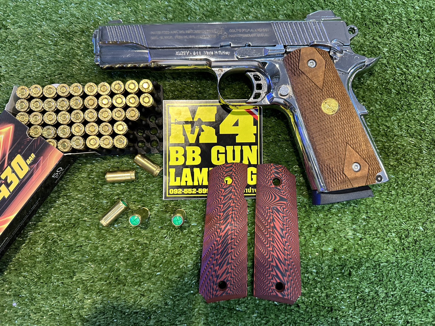 KUZEY M1911 ลาย 100 YEARS ลำกล้อง 5" เงินเงา