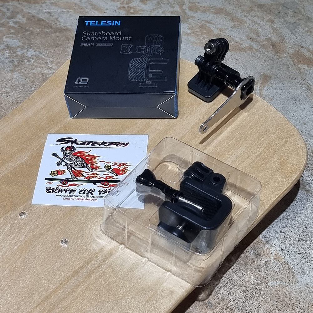 [0320] skateboard camera mount ฐานจับกล่องกับสเก็ตบอร์ด gopro instra
