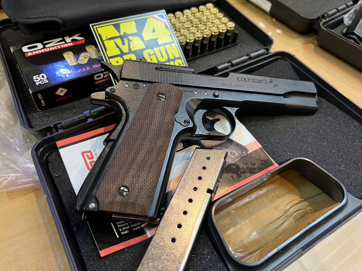 AKSA COLT 1911 ลาย Series 80 สีดำ