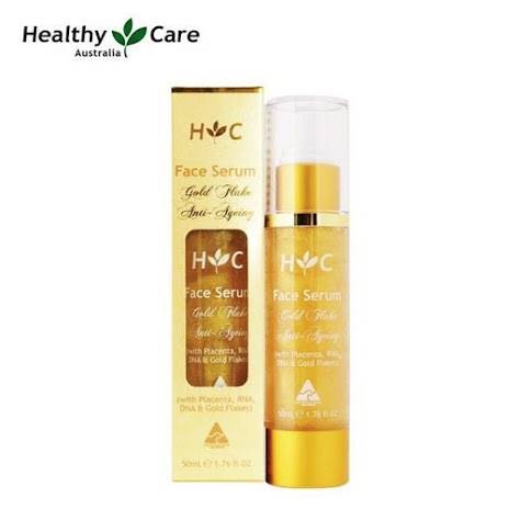 Anti Ageing Gold Flake Face Serum 50 ml. เซรั่มลดริ้วรอย รกแกะผสมทองคำ ขนาด 50 มิลลิกรัม
