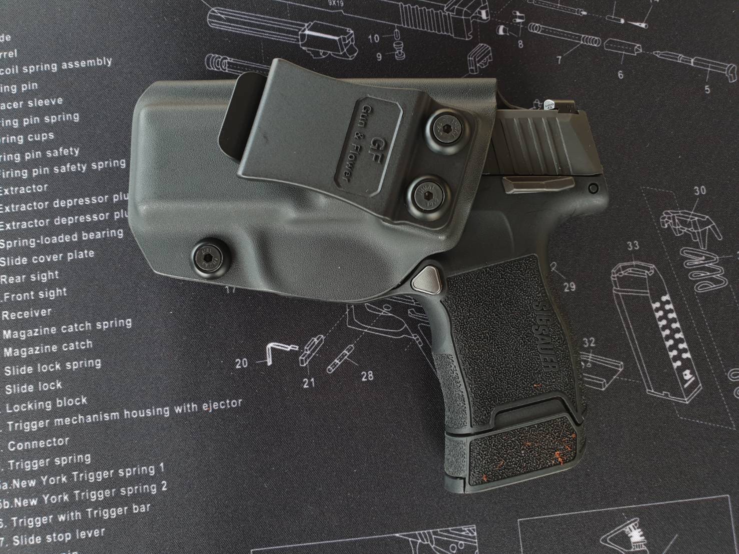 ซองพกใน Kydex SiG Sauer P365 (K0500)
