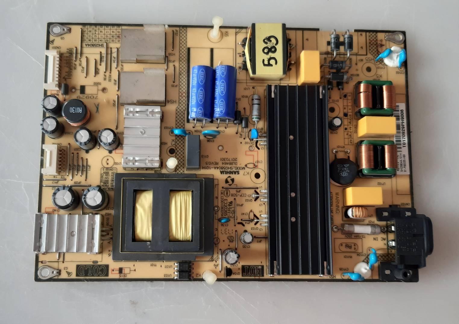 อันที่ 583 TCL 50F3800 ซัฟฟลาย SHG5804A-101H 81-PBE055-H99 ดีเทสแล้ว