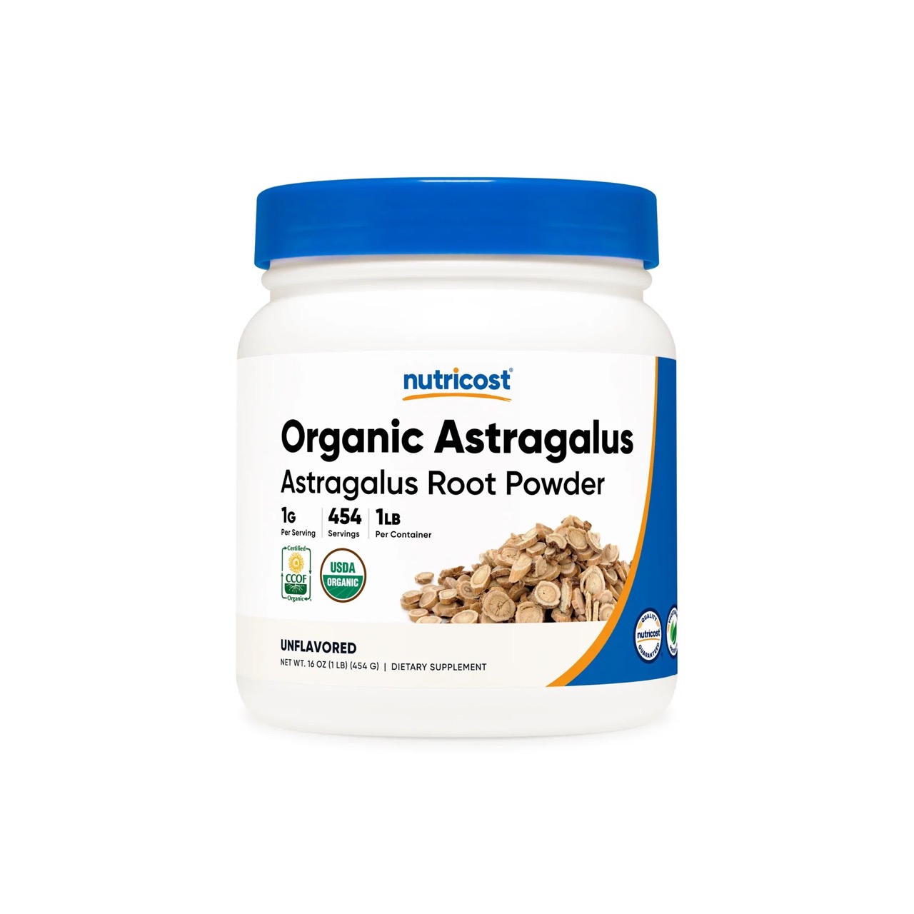 (Buy 1 Get 1 Free) Nutricost Organic Astragalus Root Powder 1lb/454g 0 กก.