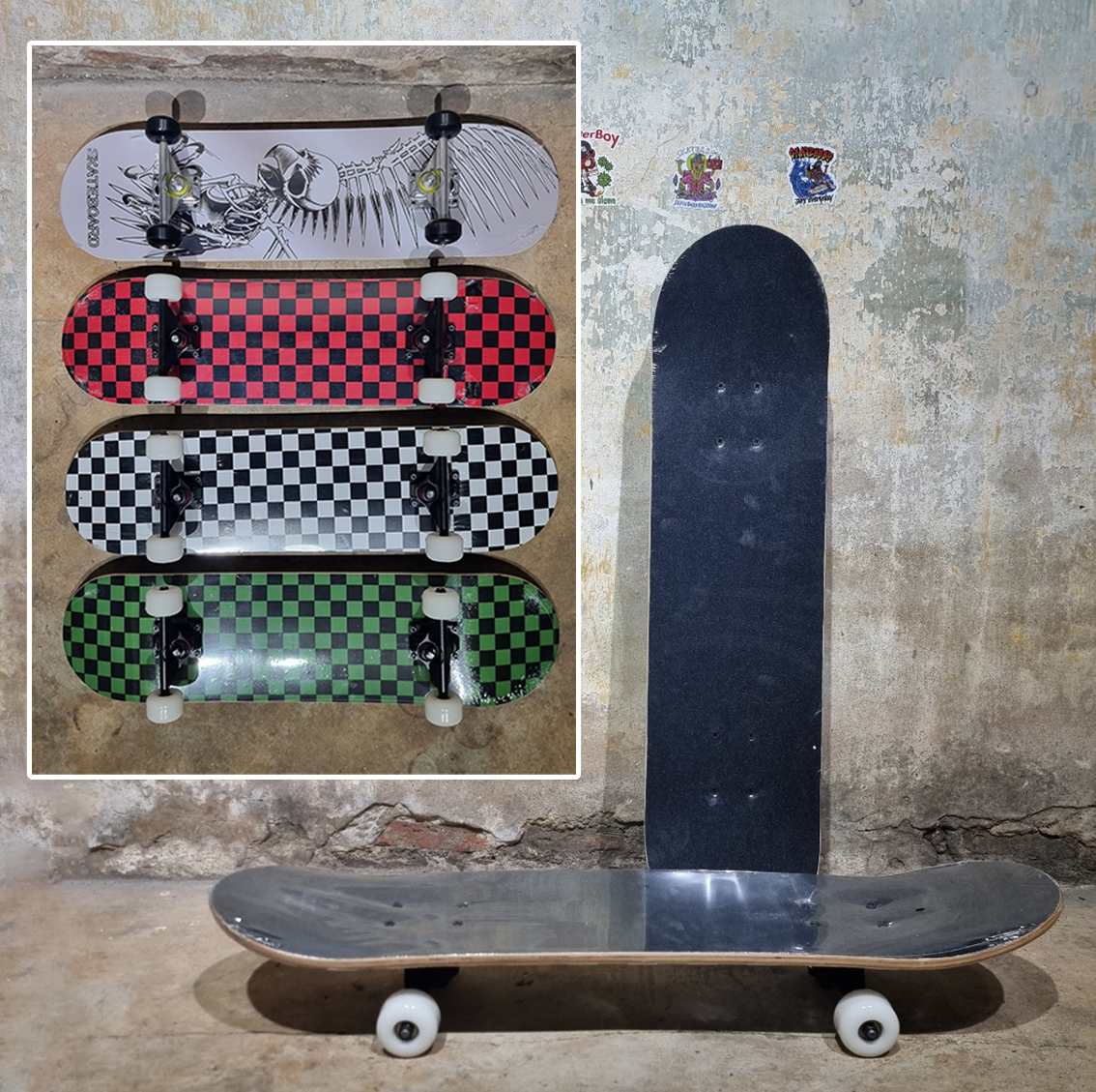 0202 สเก็ตบอร์ดพร้อมเล่น 31inch ไม้เมเปิล แข็งแรงทนทาน ฝึก Ollie ได้