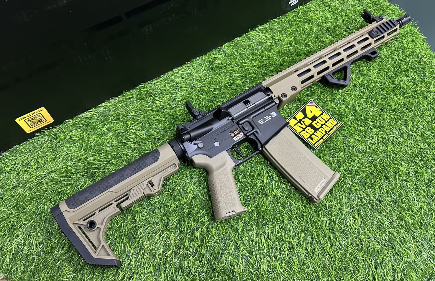 Specna Arms SA-P22 PRIME™ BLDC ASTER Tan : M4 Custom