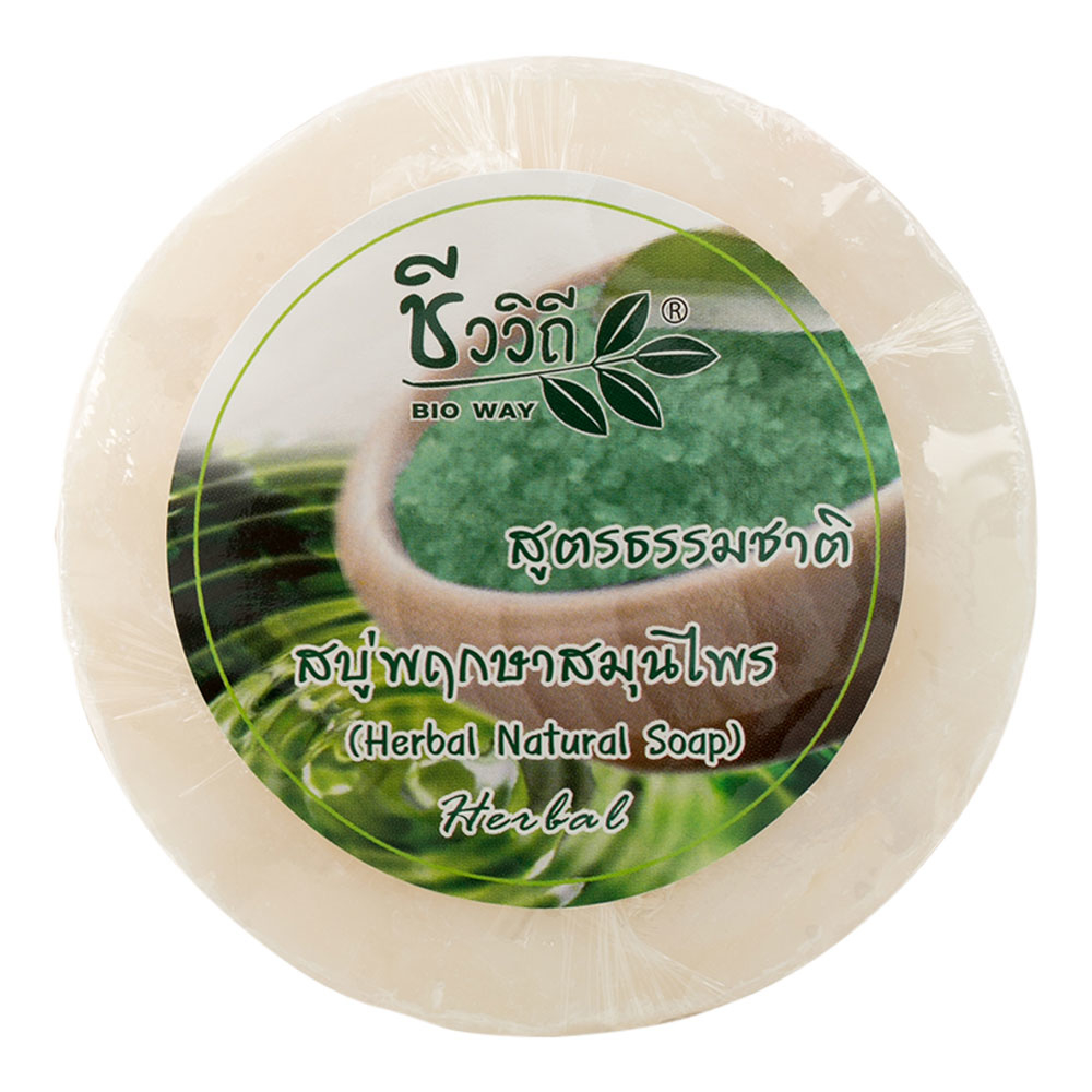 L05 [ชีววิถี] สบู่พฤกษาสมุนไพร สูตรธรรมชาติ 150g.