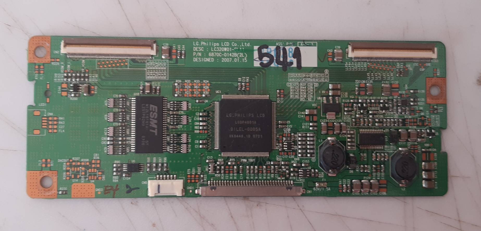 อันที่ 541 PHILIPS 32PFL7422 ทีคอน 6870C-0142B 30PIN ไฟขวา เสียบ ดีเทสแล้ว