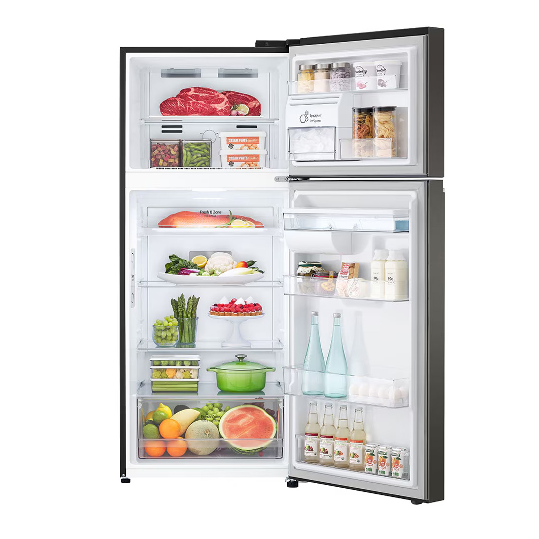 ตู้เย็น 2 ประตู LG รุ่น GN-F372PXAK 13.2 คิว สีดำ Smart Inverter (ชลบุรีส่งฟรี)