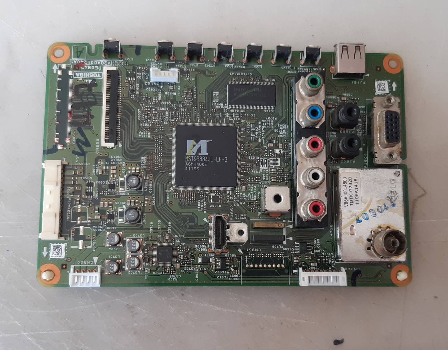 อันที่ 417 TOSHIBA 24PB1T ซีสเตร็ม V28A001240A1 ดีเทสแล้ว