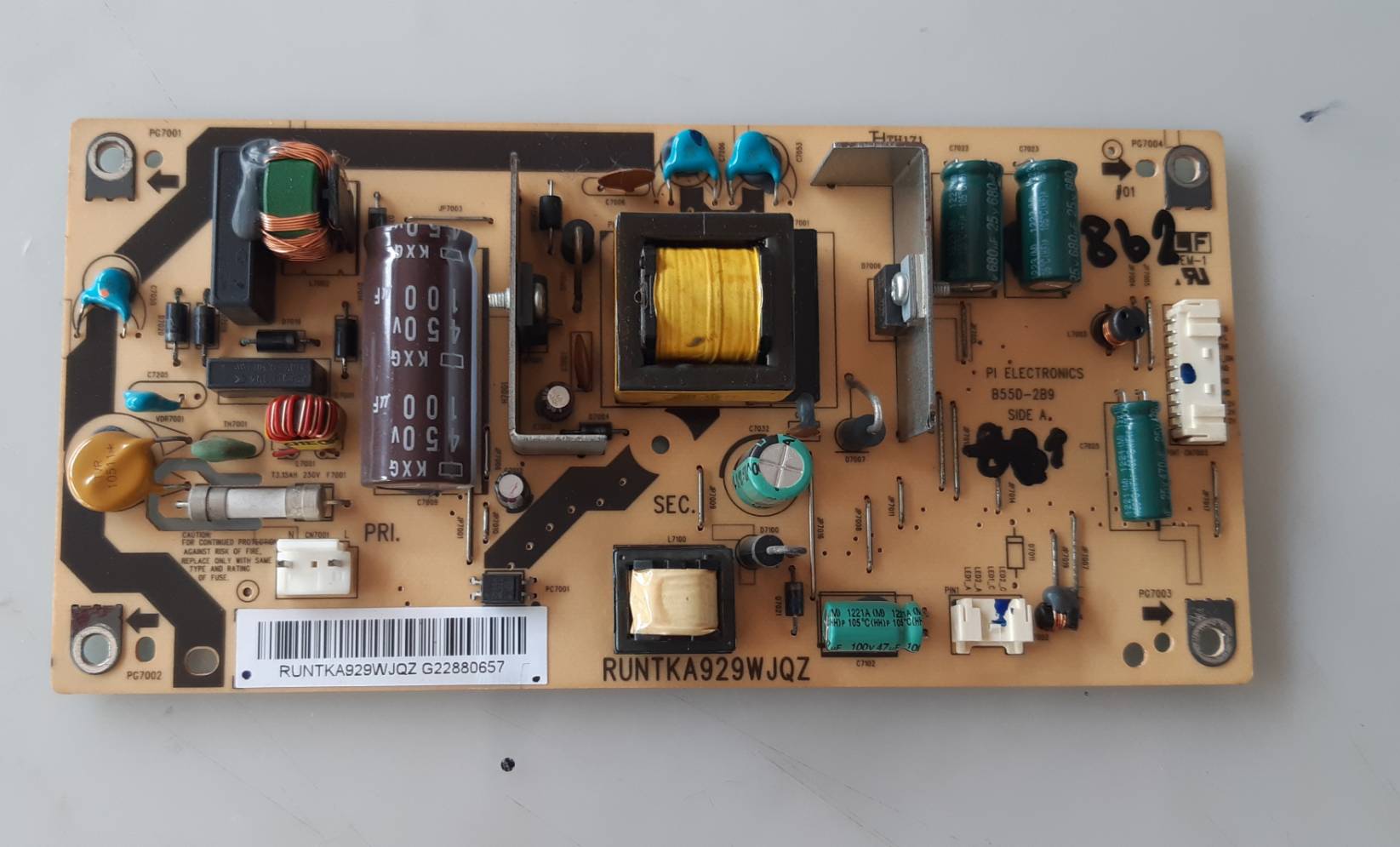 อันที่ 862 SHARP LC-32LE340M ซัฟฟลาย RUNTKA929WJQZ ดีเทสแล้ว