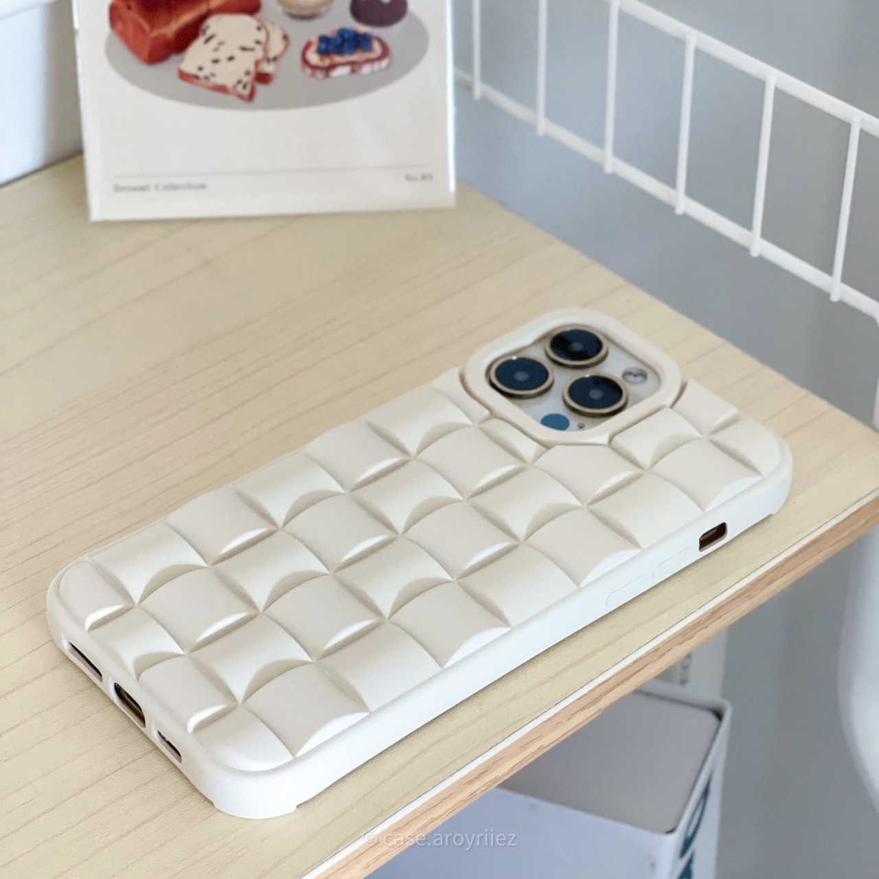 waffle tpu case เคสลายวาฟเฟิล