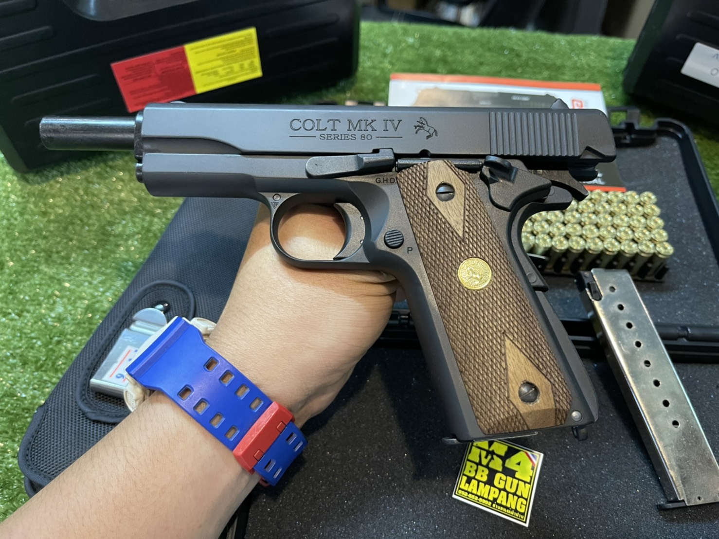 AKSA COLT 1911 ลาย Series 80 สีดำ