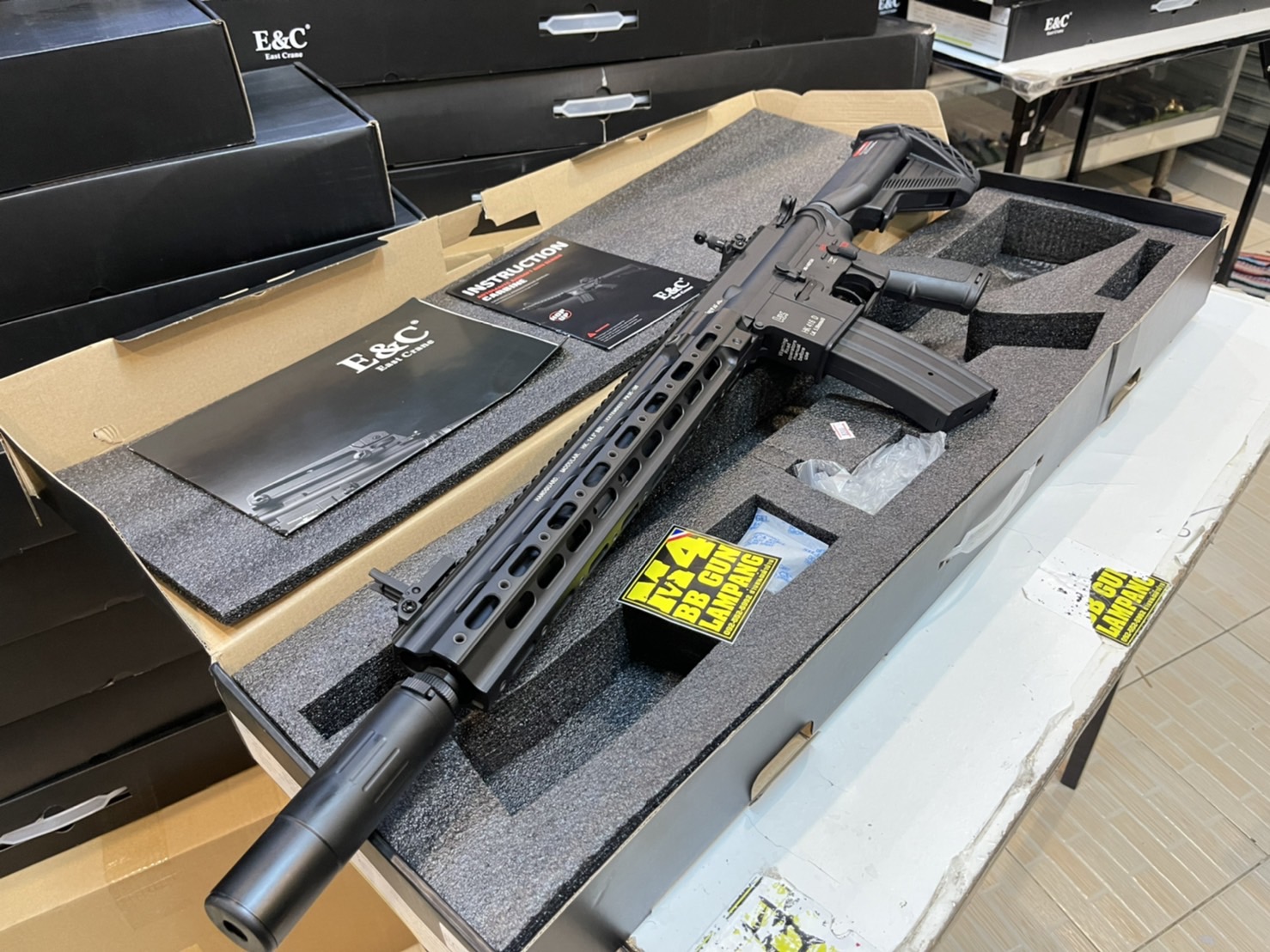 E&C 106 S2 : Geissele HK 416 SMR 14.5 บอดี้โลหะ