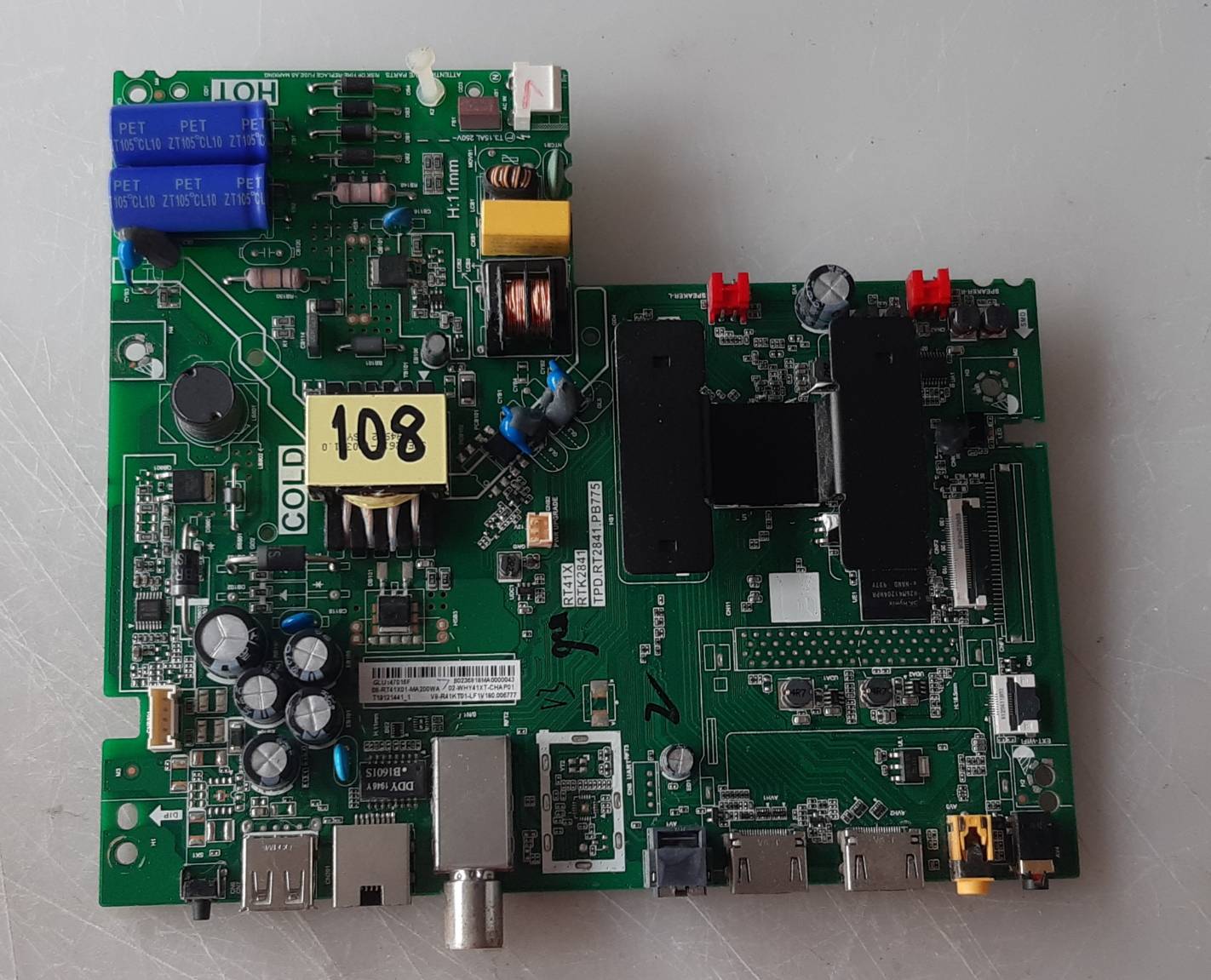 อันที่ 108 TCL 32S65A ซีสเตร็ม RT41X RTK2841 TPD.RT2841.PB775 ดีเทสแล้ว
