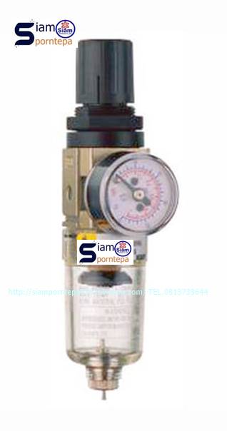 EW2000-02D Filter regulator 1 Unit size 1/4" Auto Pressure 0-10 bar กรอง ระบาย น้ำ ฝุ่น ลม จากใต้หวัน ส่งฟรีทั่วประเทศ
