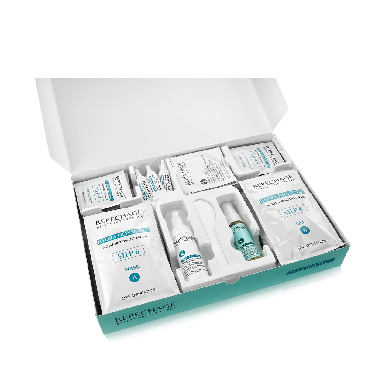 Repêchage Hydra Dew Pure Moisture Lift Facial Kit (5 Treatments), exp. 16 Aug 2026 0 กก.