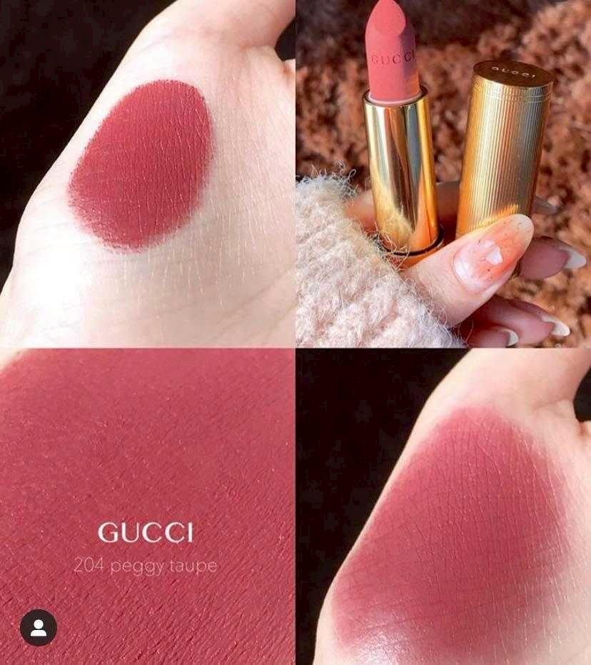 Gucci Rouge a Levres Mat Lip Colour 3.5g # 204 Peggy Taupe