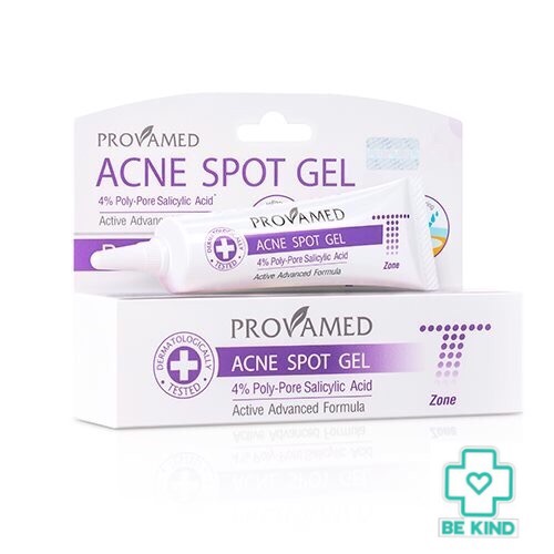 Provamed Acne Spot Gel 10 ml โปรวาเมด เจลแต้มสิว สำหรับ สิวอักเสบ สิวหัวหนอง