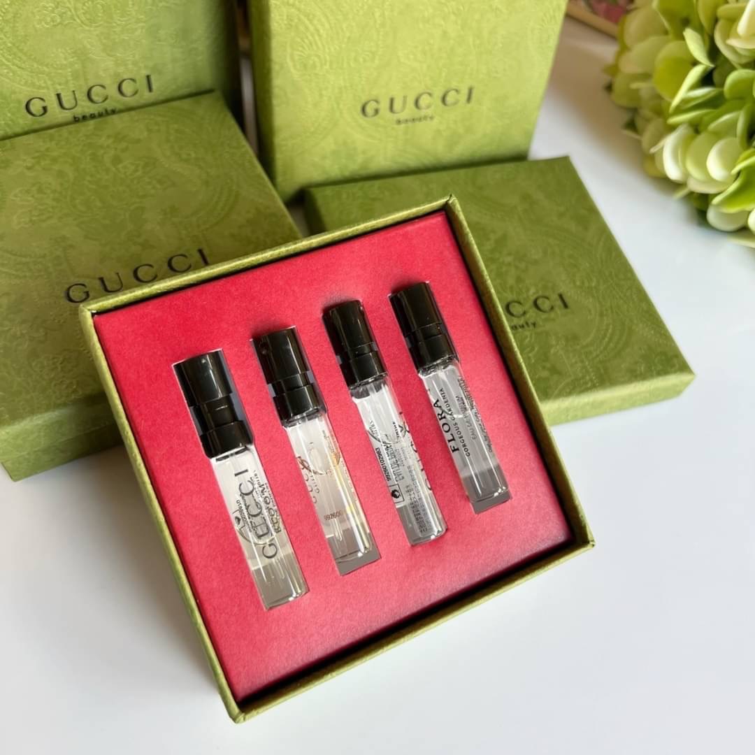 เซ็ตน้ำหอม Gucci Sample Vials Set 4 Pcs. for Women (หัวสเปรย์)