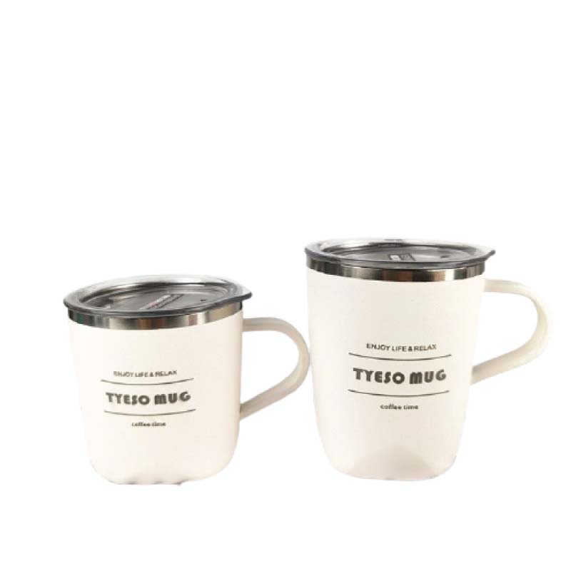 แก้วมัคมีหูจับ พร้อมฝาปิดเลื่อนปิดได้ 300 ml.