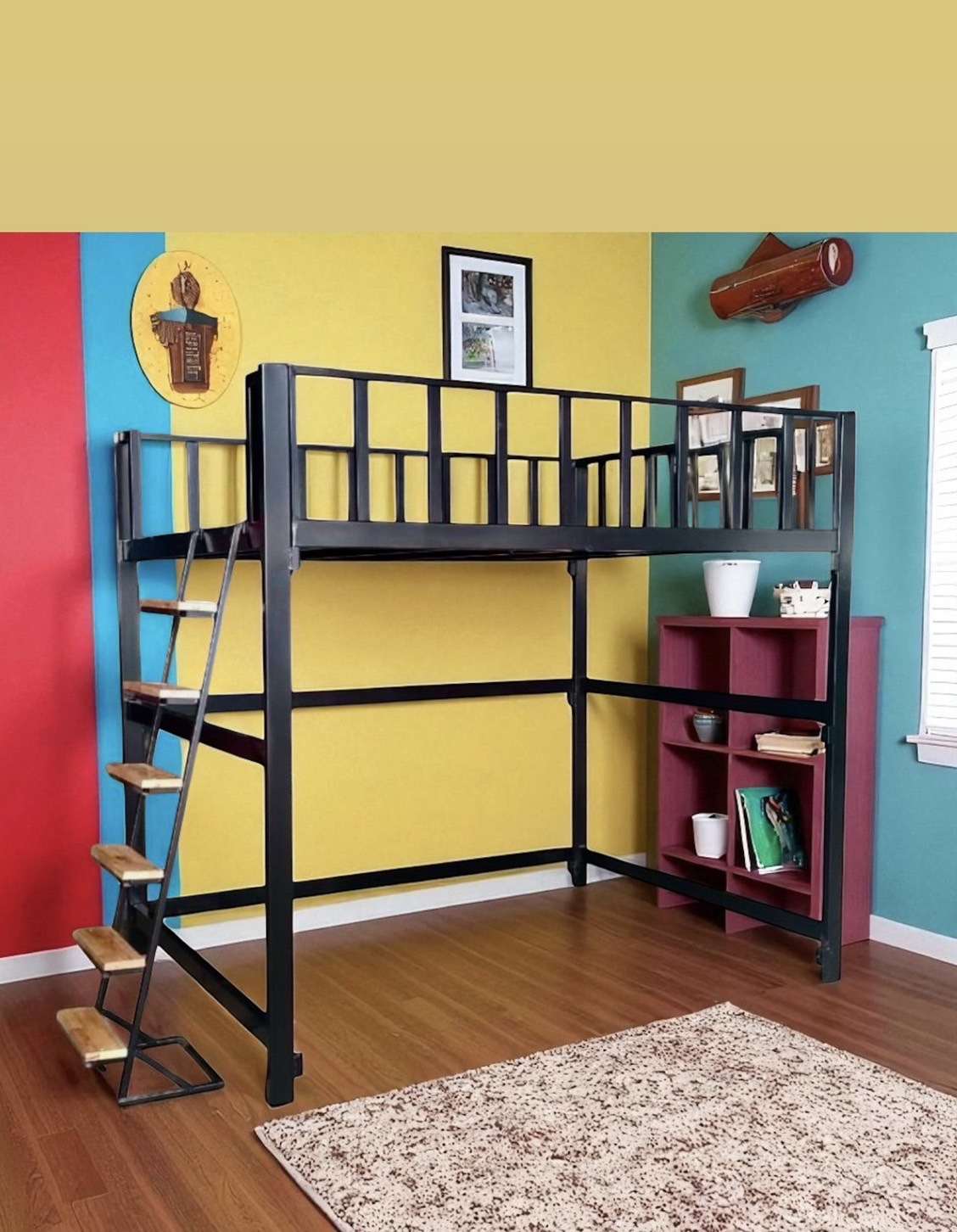 A108 เตียงเหล็กลอย 5 ฟุต