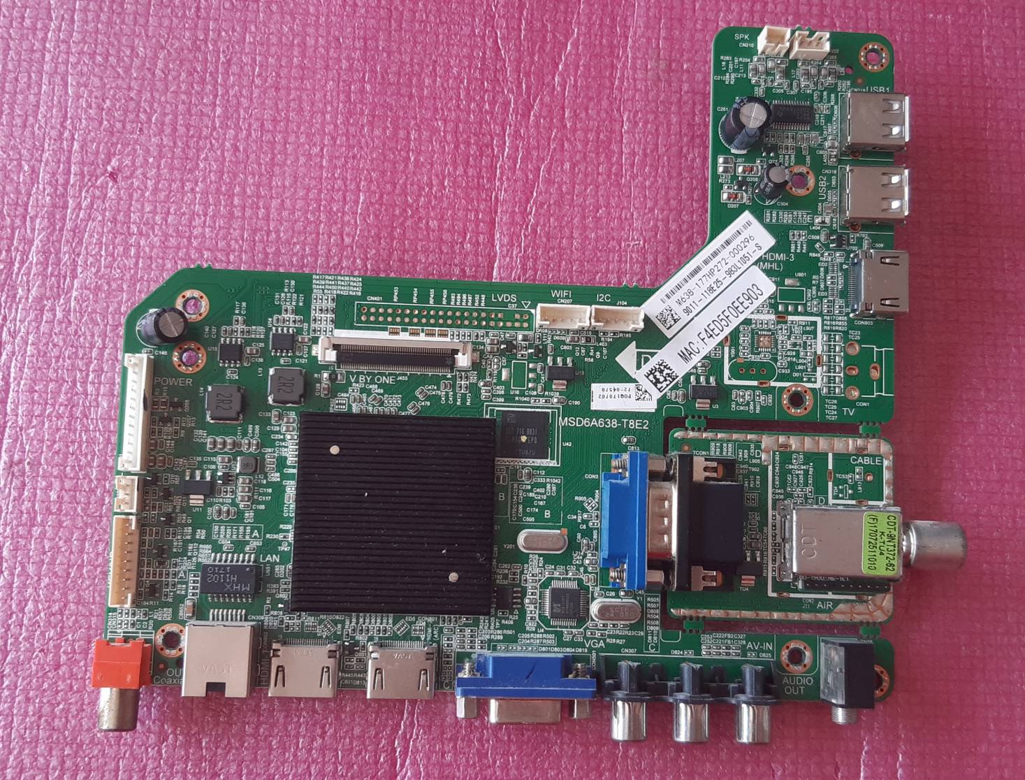 อันที่ 436 PHILPS 43PUT6002S ซีสเตร็ม MSD6A38-T8E2 ดีเทสแล้ว