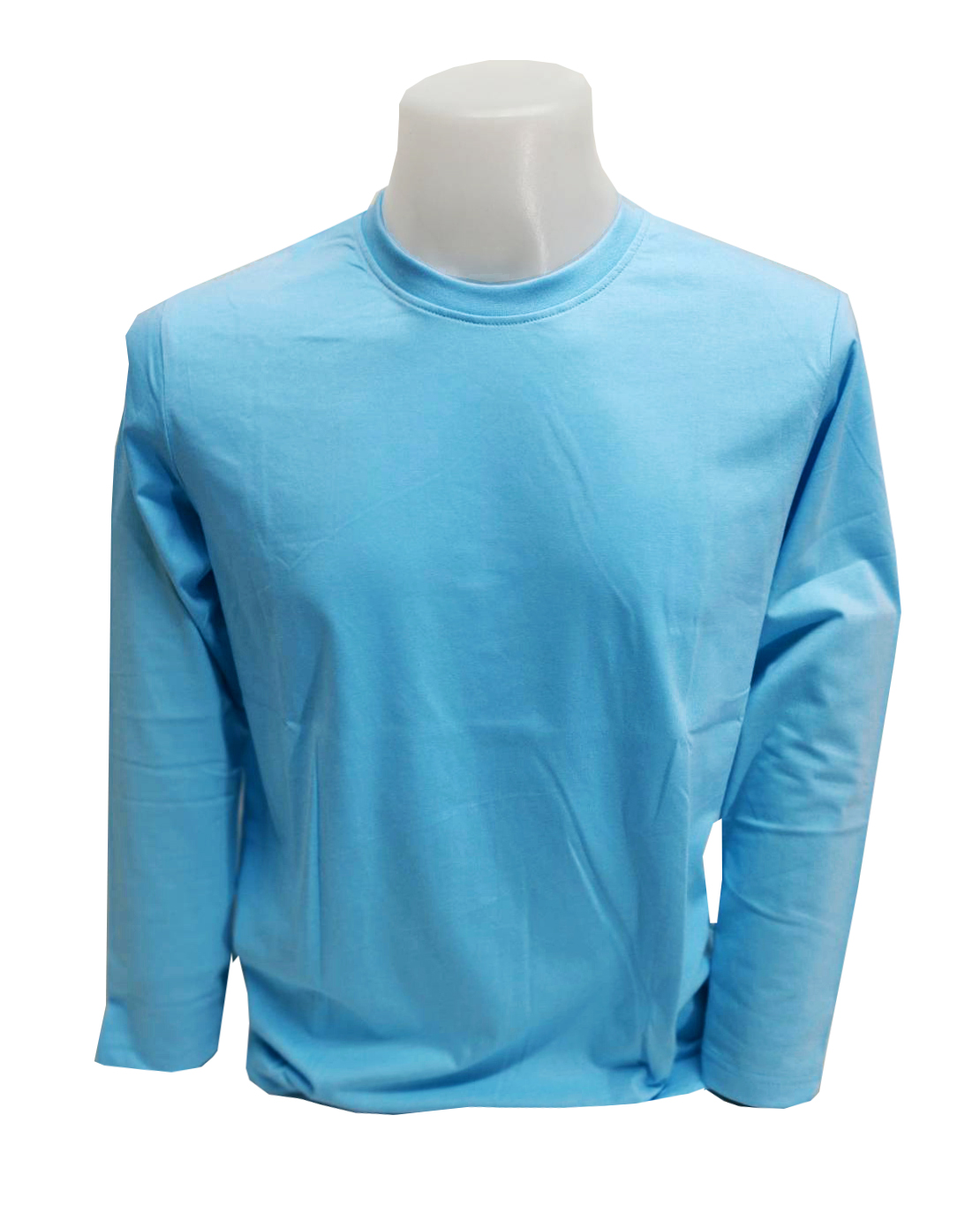 เสื้อยืดแขนยาวสีฟ้า SUPER COTTON