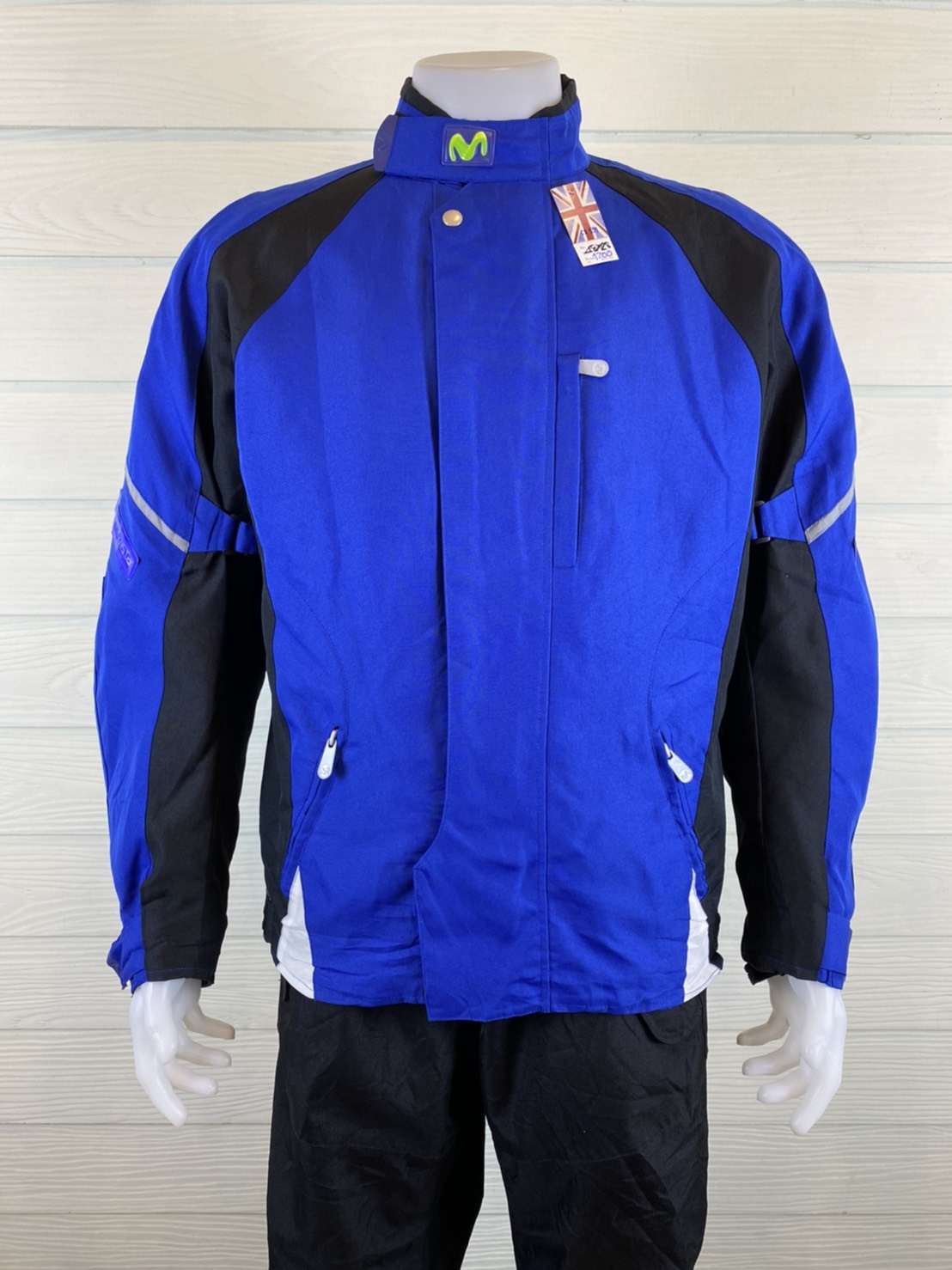 เสื้อขี่มอเตอร์ไซด์( มือสอง) CS 591 : อก 48" ยาว 28" Movistar