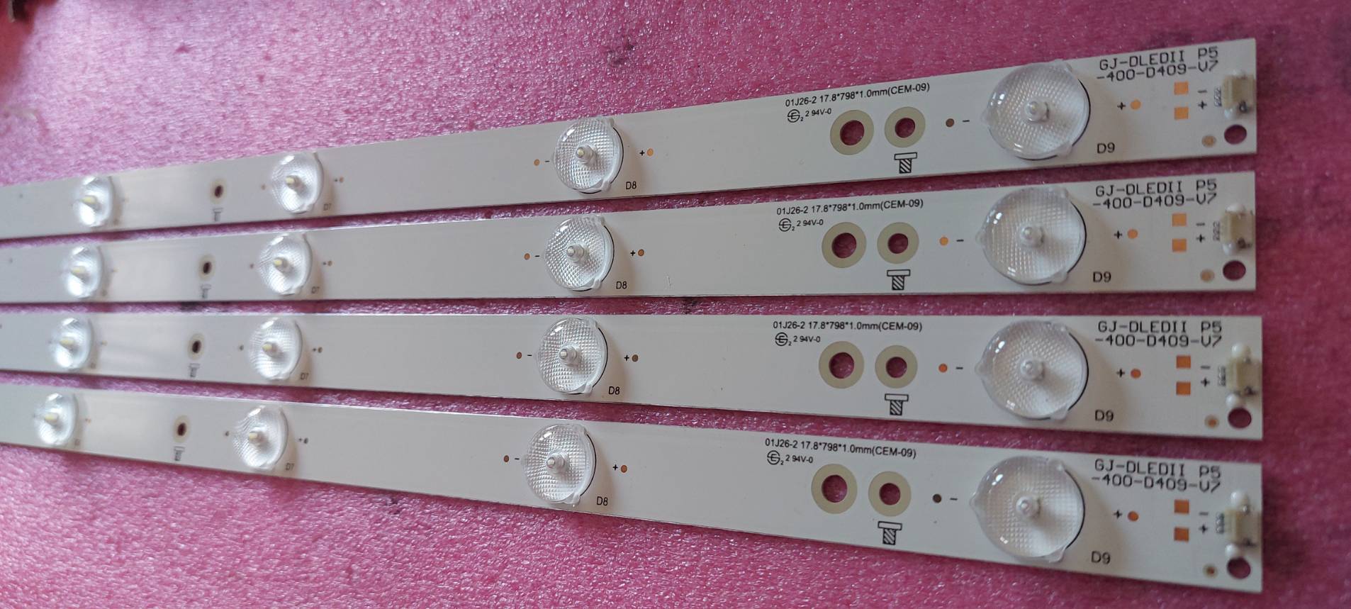 หลอดใหม่อันที่ 821 PHILIPS 40PFT5509 40PFF5655 หลอด 9ดวง4แถว GJ-DLEDII P5 400-D409-VZ GJ-DLED11 P5-400-D409-V7 40PFL1643