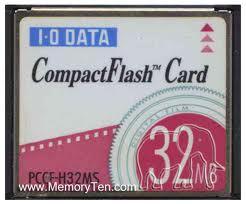 ขาย IO DATA CF Card Memory 32MB 8X Compact Flash Card