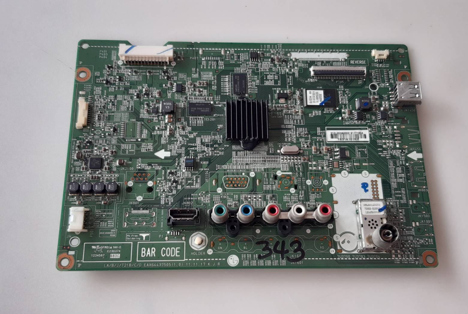อันที่ 343 LG 32CS460 ซีสเตร็ม EAX64437505 1.0 ดีเทสแล้ว