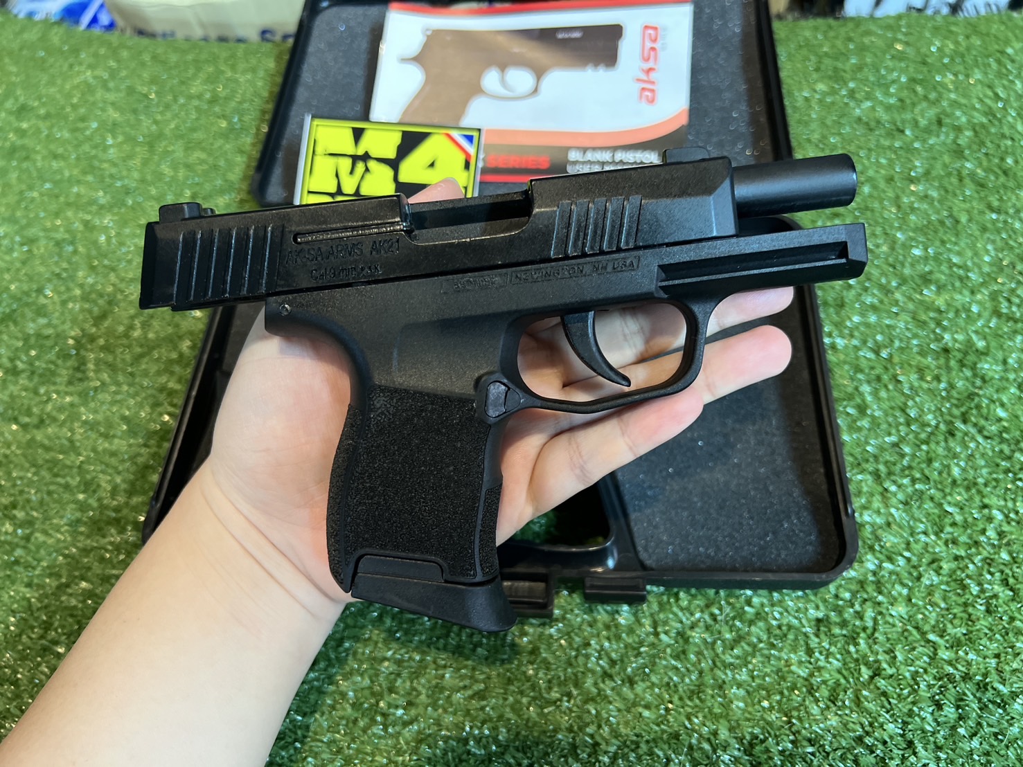 Aksa SIG SAUER P365 9mm. P.A.K. 2 แม็กกาซีน สีดำ