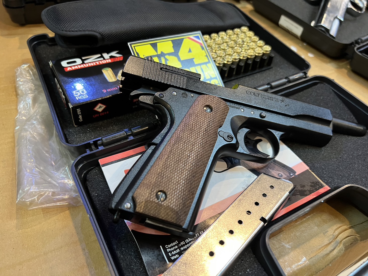AKSA COLT 1911 ลาย Series 70 สีดำ