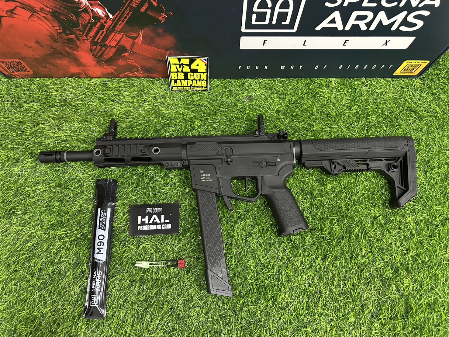 Specna Arms SA-FX01 FLEX™ HAL ETU : AR9 Custom (Black)