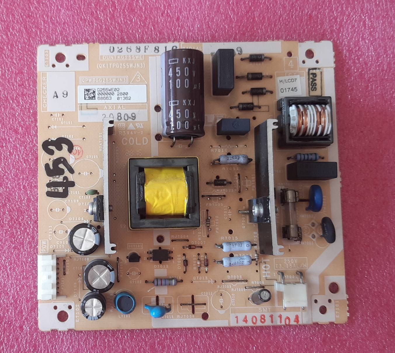 อันที่ 453 SHARP LC-24LE150M ซัฟฟลาย QKITPGG255WJN3 ดีเทสแล้ว