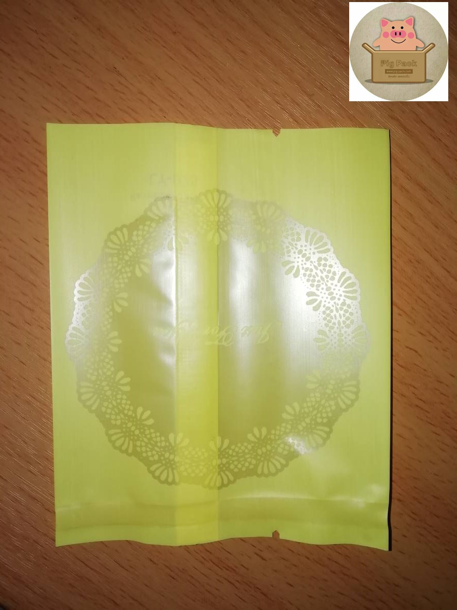 ซองพลาสติกสีเหลือง ลายวงกลมดอกไม้ 100ชิ้น ขนาด 9x11 รหัสสินค้า: 006357