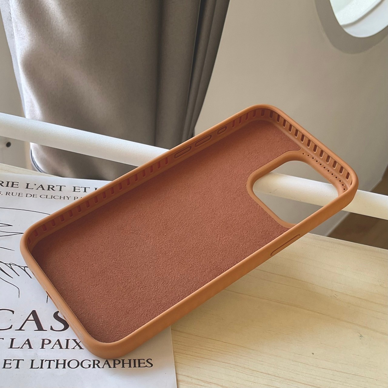 Silicone premium case v.3 (brownie colors)