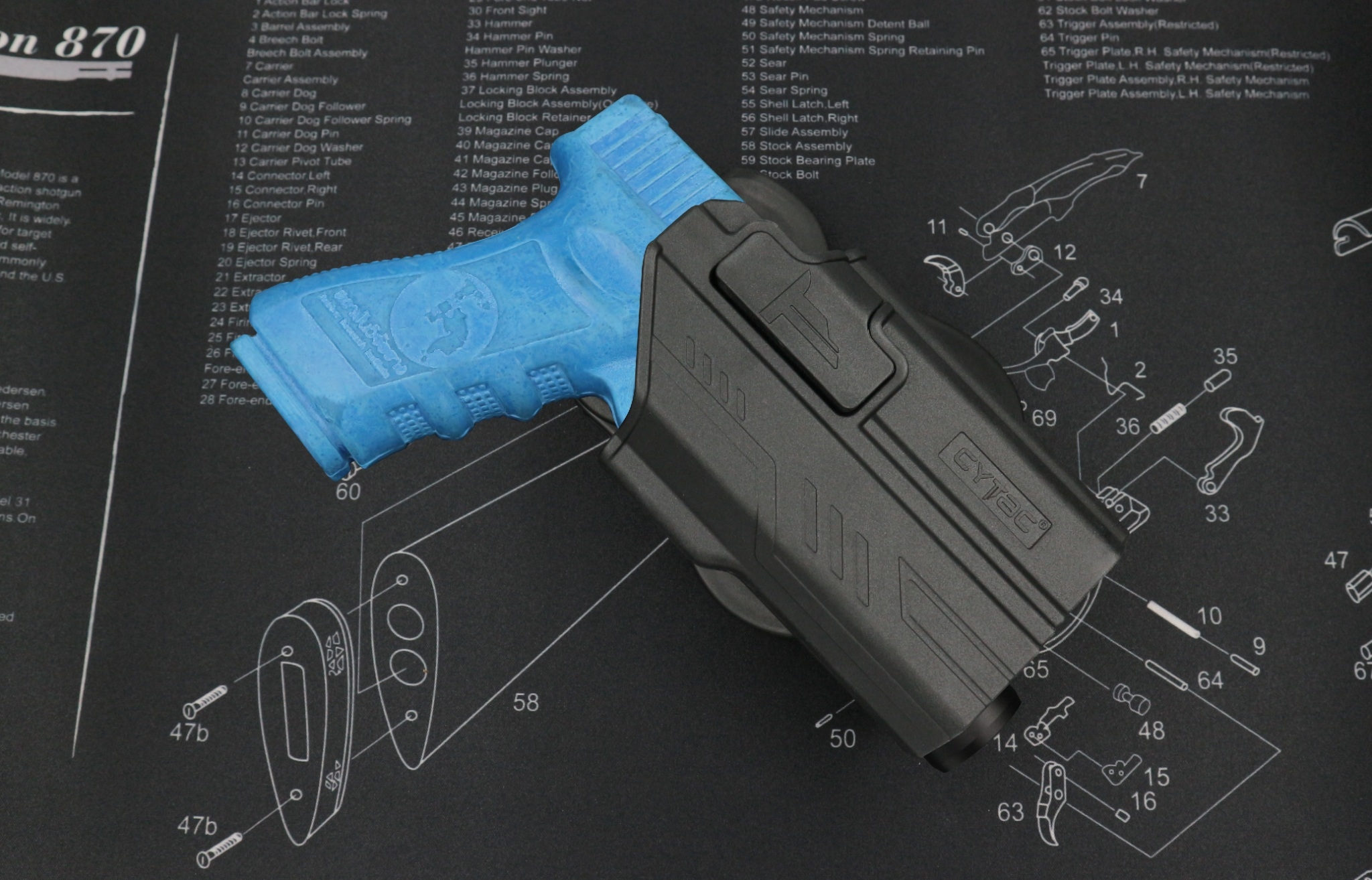 CYTAC ซองปืน G17 ติดไฟฉาย (K0580)