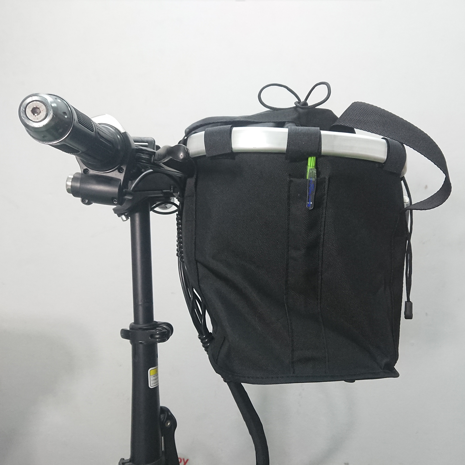 [0901] ตะกร้าหน้า จักรยาน พับได้ ถอดหิ้วได้ อลูมิเนียม 3แบบ E bike Basket