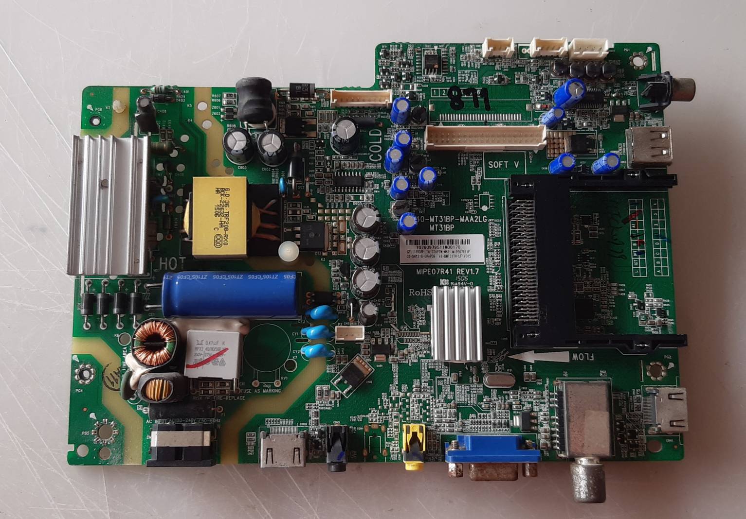 อันที่ 871 TCL 32B2630 ซีสเตร็ม 40-MT31BP-MAA2LG MT31BP ดีเทสแล้ว