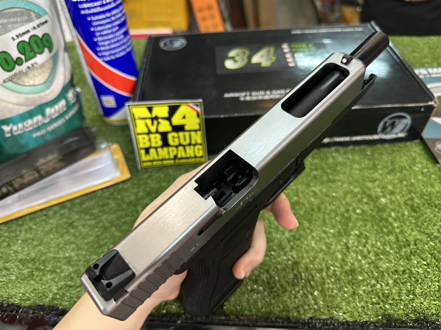 WE Glock 34 Gen 3 สีเงิน