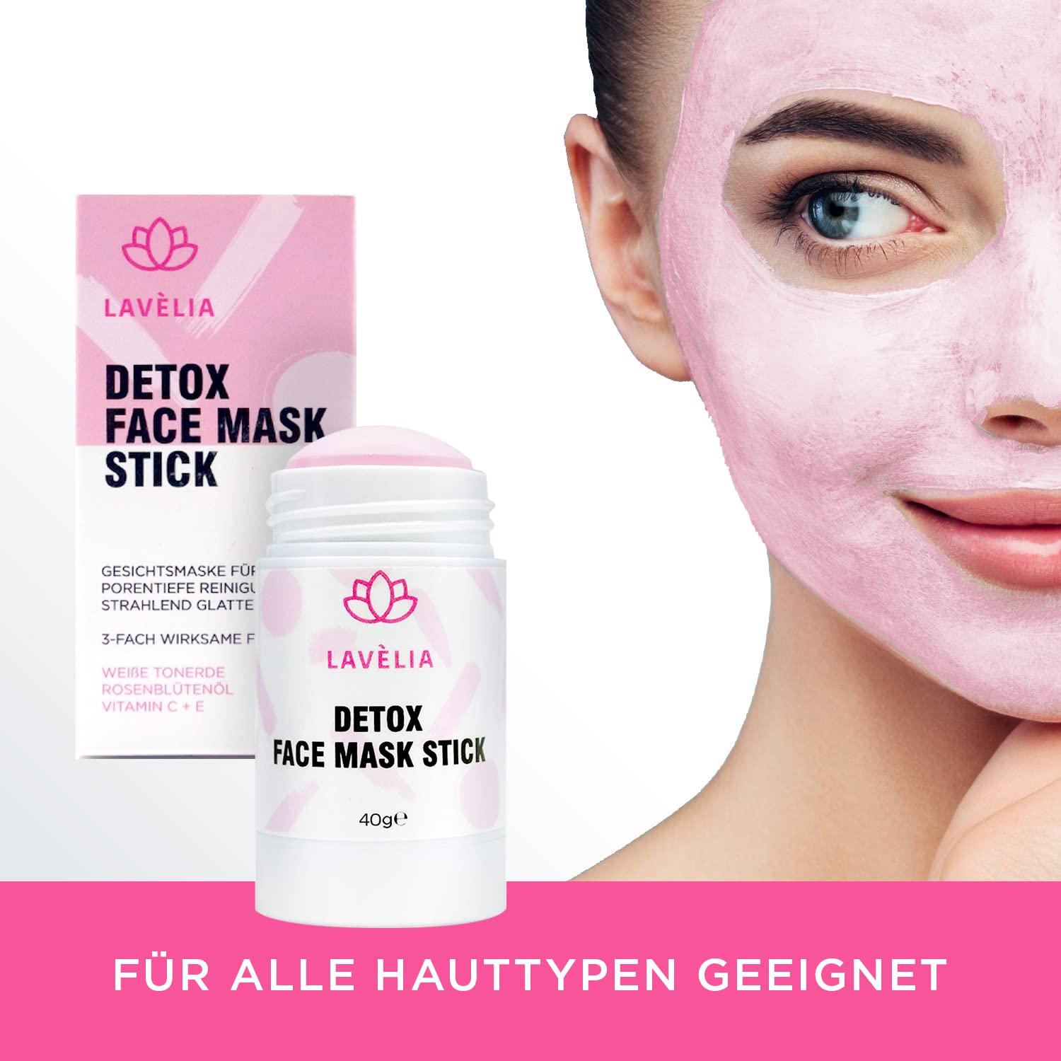 LAVELIA DETOX FACE MASK STICK 40g (สินค้าเยอรมัน) 0 กก.