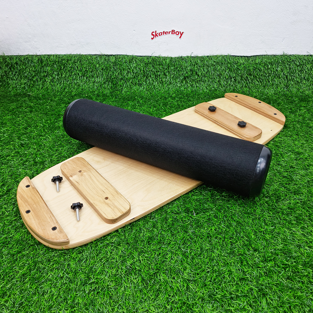 0102 Balance board สำหรับฝึกทรงตัว ฝึก เซิร์ฟ สเก็ต โยคะ เสริมกล้ามเนืื้อ มีหลายแบบ 74x27cm