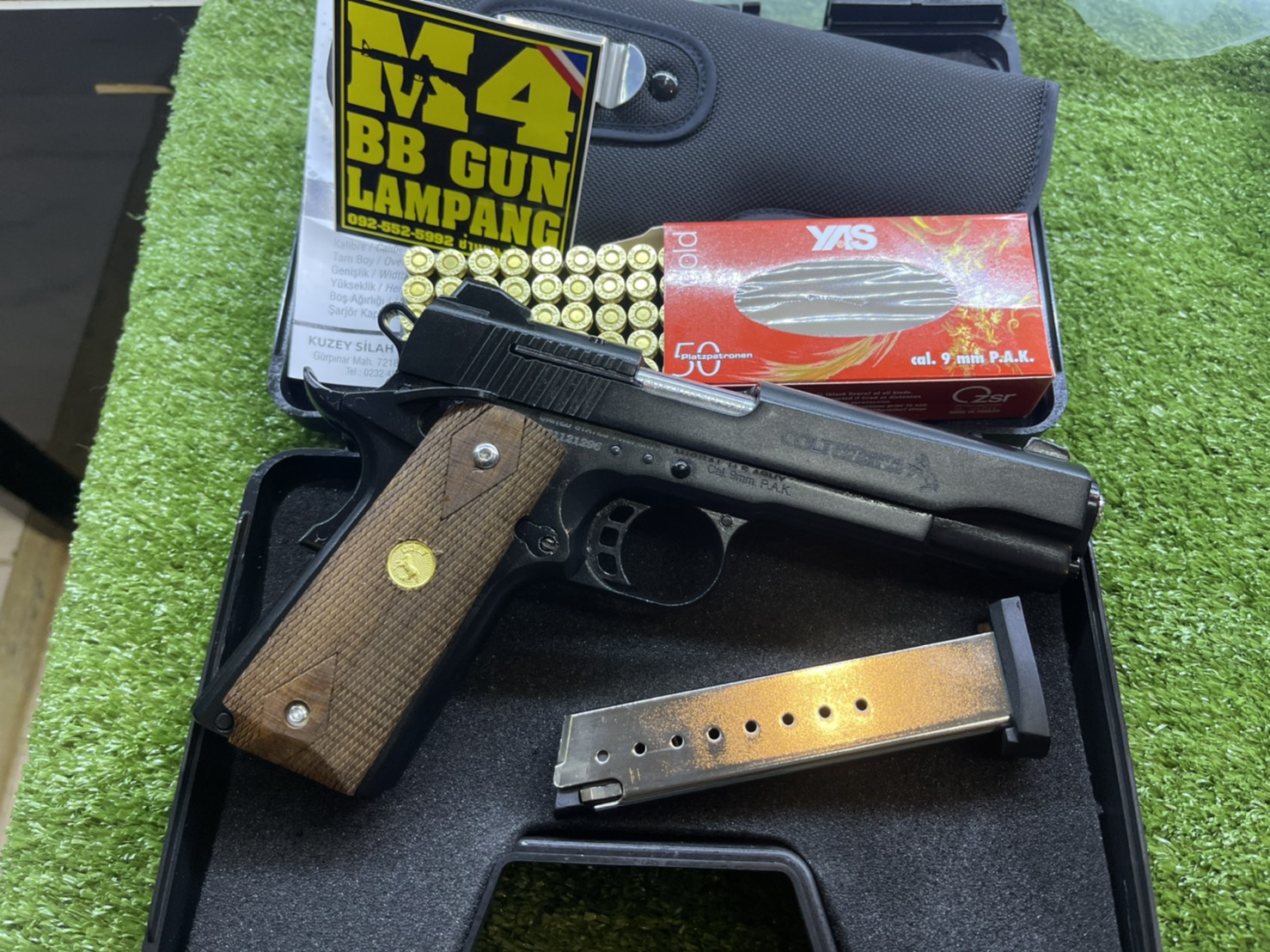 KUZEY M1911 ลาย Series 80 ลำกล้อง 5" ดำ