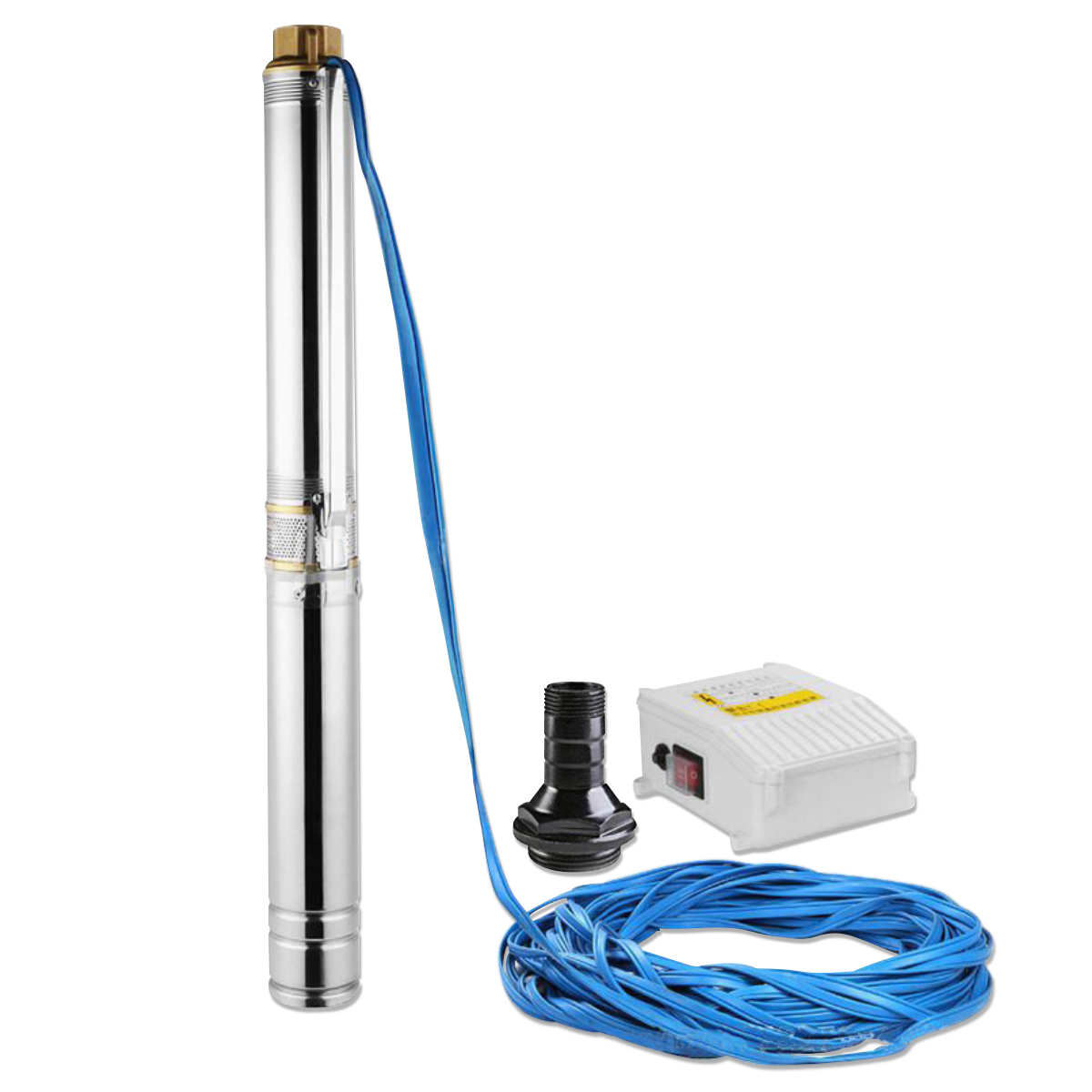 Solar Pump Submersible โซลาร์ปั๊ม ขนาด 380V 2HP 1.5kW 3Phase