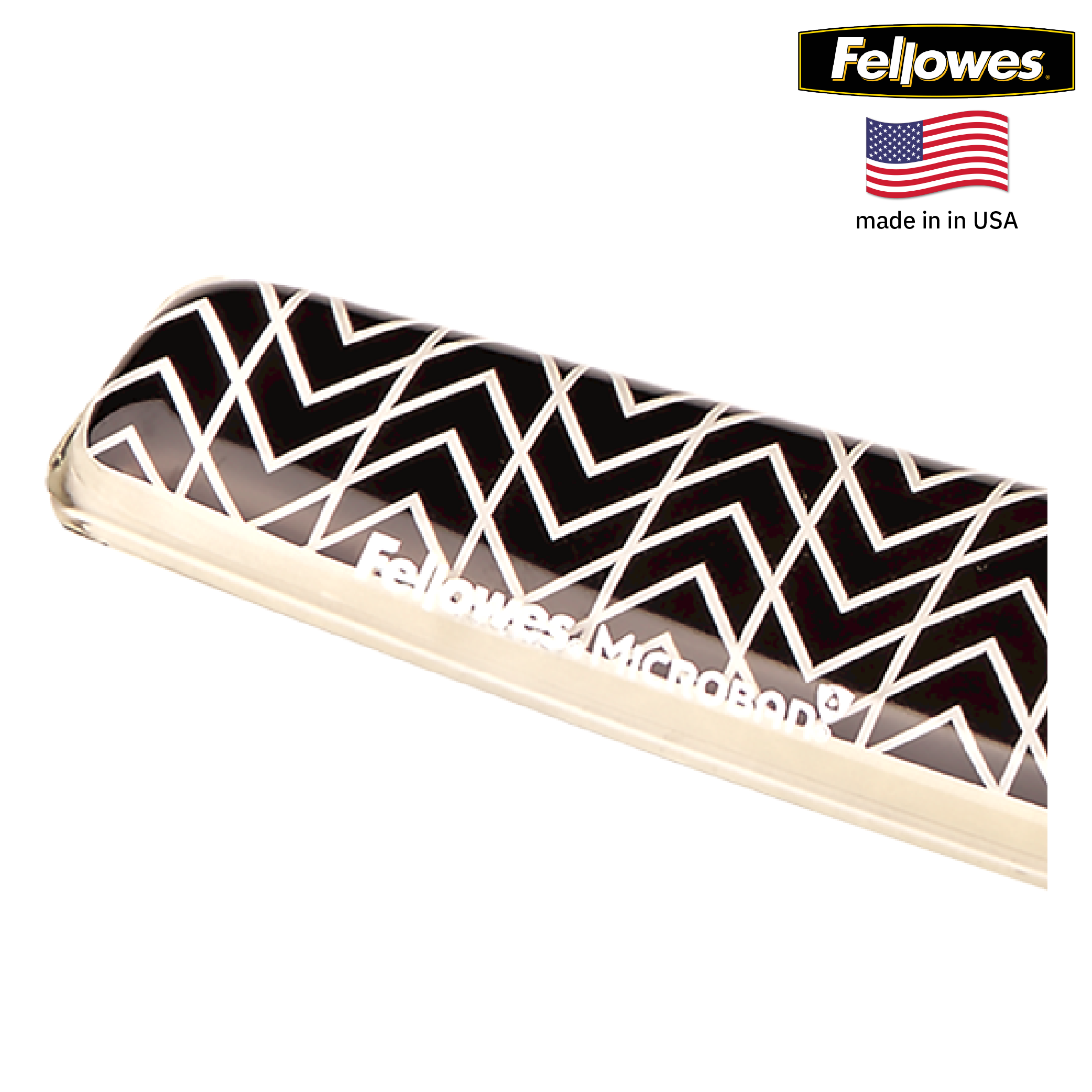 แท่นเจลรองข้อมือเพื่อสุขภาพ สำหรับคีย์บอร์ด เฟลโล่วส์ Keyboard Wrist Support – Chevron