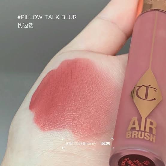 ลิปจุ่ม Charlotte Tilbury Airbrush Flawless Lip Blur 1ml # Pillow Talk Blur